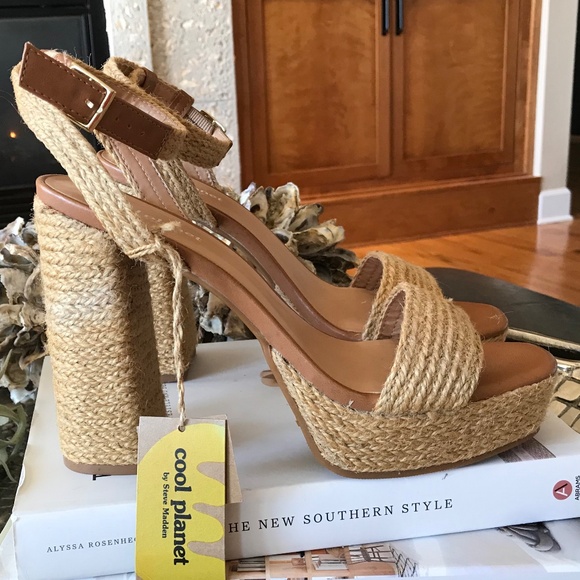 PLAYA JUTE PLATFORM HEELS - Picture 3 of 13